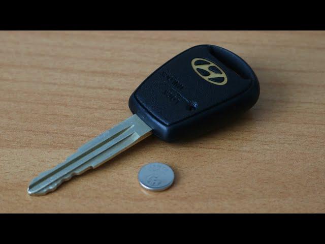 Hyundai Remote Key - Battery Replacement