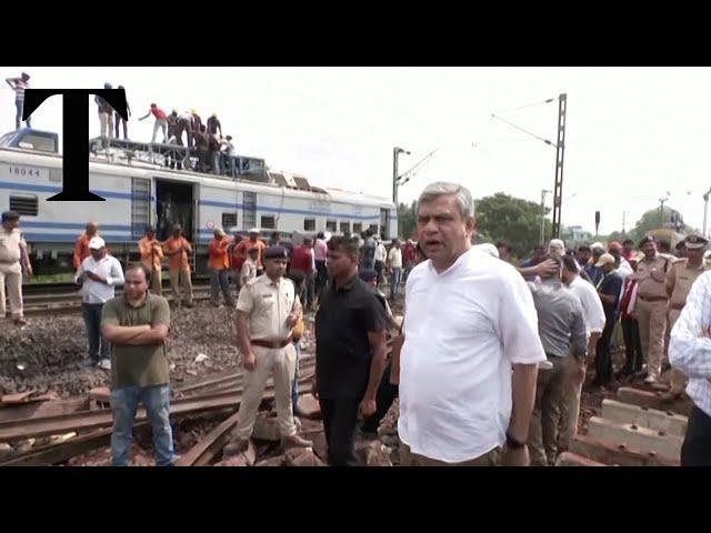 India’s railway minister visits site of deadly crash that killed at least 275