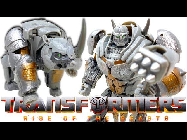 Transformers Studio Series 103 RISE OF THE BEASTS Voyager Class RHINOX Review