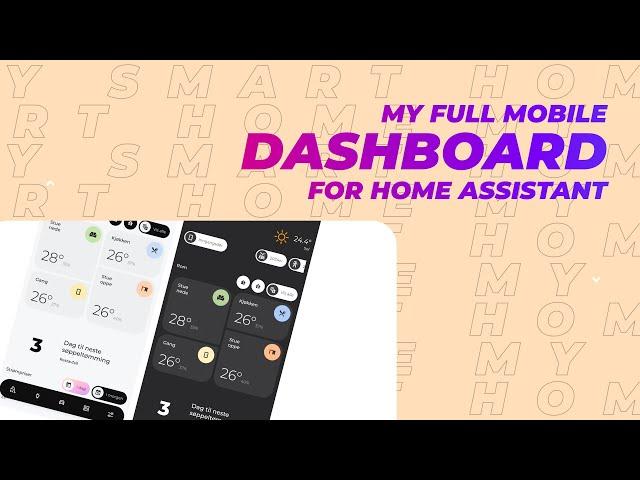 My full Home Assistant mobile dashboard (with code and custom theme)