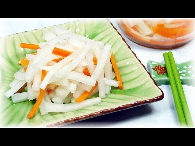 Easy Pickled Radish Recipe | 蘿蔔泡菜的簡單做法