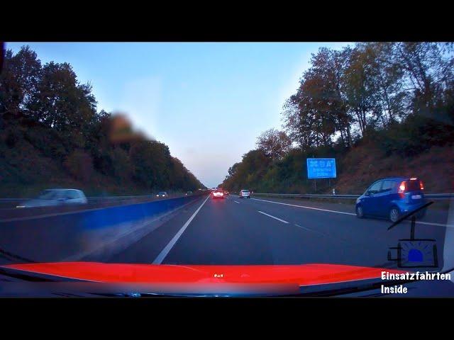 Alarmierung Unterwegs! Einsatzfahrt zum Flughafen Düsseldorf️ [Einsatzfahrt Inside View]