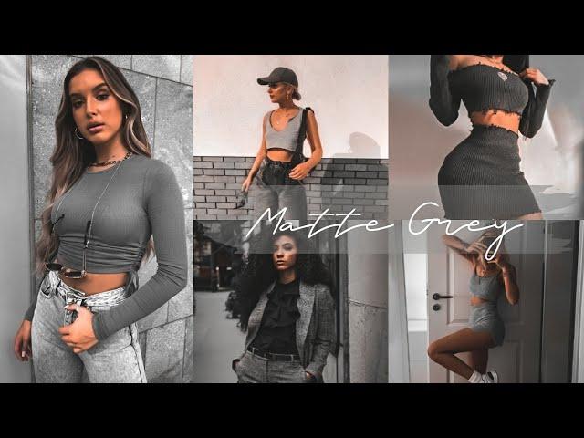 Free lightroom preset dng file | MATTE GREY PRESET  Marie Nier