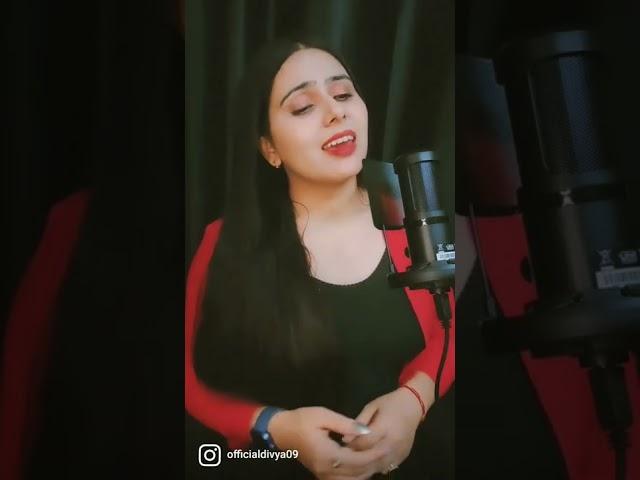 Rahe Na Rahe Hum - Tribute To Lata Ji | Unplugged Version by Divya Tyagi | Official Divya #shorts