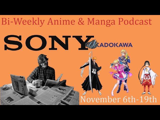 Bi-Weekly Anime & Manga Podcast for Nov. 6th - 19th: News Roundup, Kadokawa acquisition, Oshi no Ko