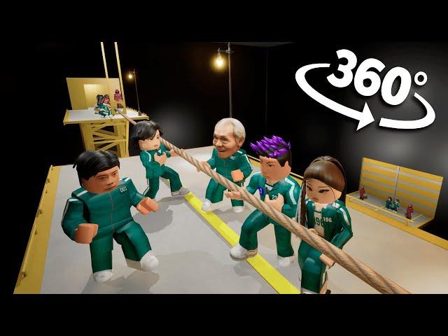 360° ROBLOX - The Tug-of-War | Squid Game | VR 4K