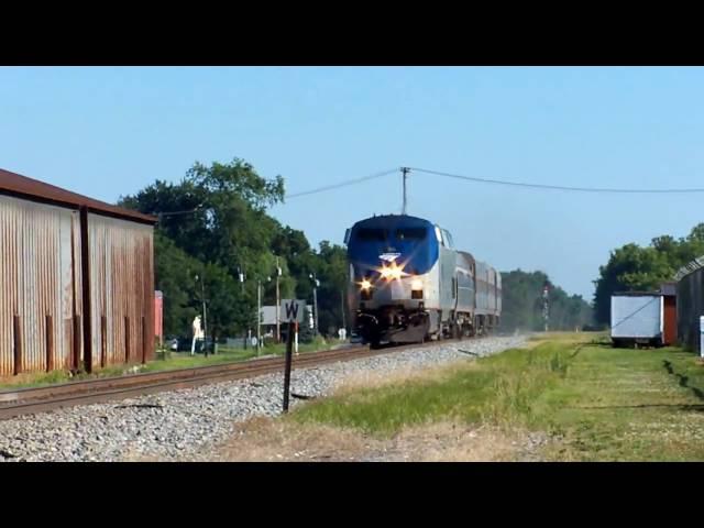 80mph Amtrak Through De Soto