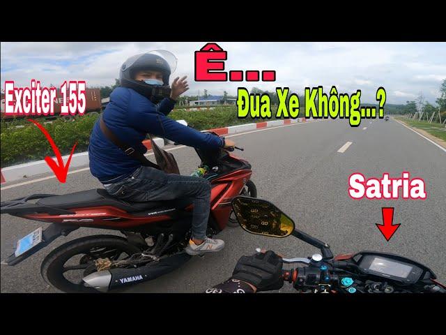 Chạy Exciter 155vva GẠ KÈO Satria F150 Nhận Cái Kết ĐẮNG ....! | Sáu Vlogs