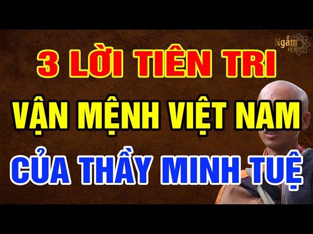 LỜI TIÊN TRI Đúng Đến Không Ngờ Của Thầy THÍCH MINH TUỆ | Ngẫm Sử Thi