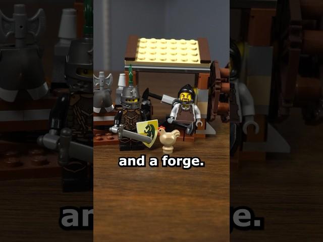 Lego Kingdoms Blacksmith Attack #lego #shorts