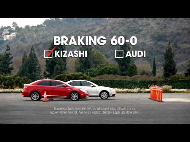 Suzuki Auto's Kizashi vs. Audi A4 and a Motorized Sofa