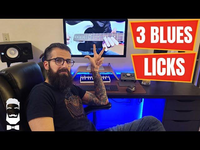 3 Blues Guitar Licks | Tips Tricks And Tutorials with Buddy Blues