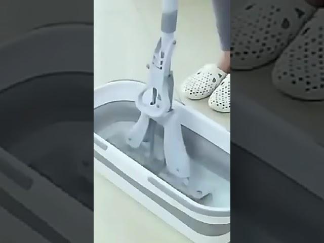 Collapsible mop bucket #mop #mopbucket #household #homecleaning #cleaningtools #cleaning #flatmop