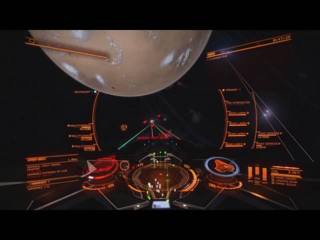 Elite Dangerous: Federal Corvette vs Imperial Navy