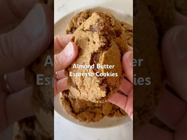 Almond Butter Espresso Cookies | Eating Bird Food #almondbutter #espresso #cookies #recipe