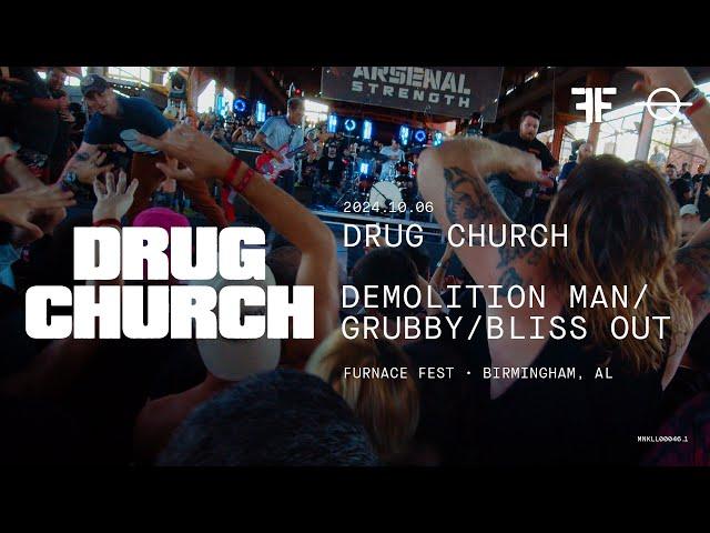 Drug Church "Demolition Man / Grubby / Bliss Out" - Furnace Fest 2024 - [4K Multicam]