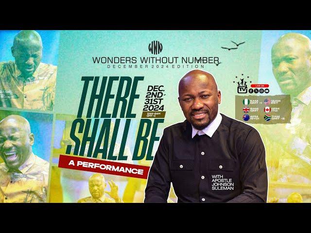 Apostle Suleman LIVE:THERE SHALL BE A PERFORMANCE || WWN #Day5- DECEMBER Edition | 6 DEC 2024