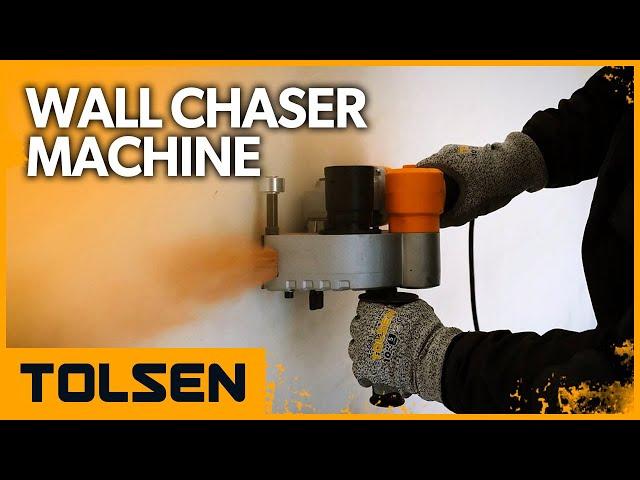 TOLSEN Wall Chaser Machine | Wall Groove Cutting Machine | Wall Slotting Machine