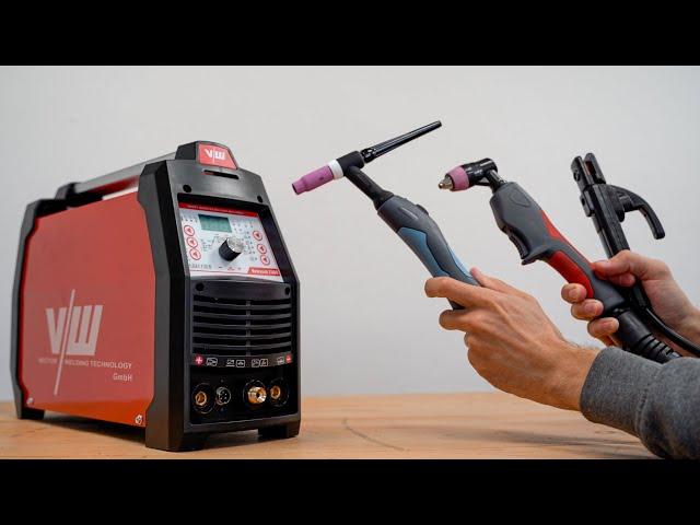 TIG welder (AC, DC, Pulse) and Plasma cutter - Vector Welding NewYork 2500 (Unboxing and Test)