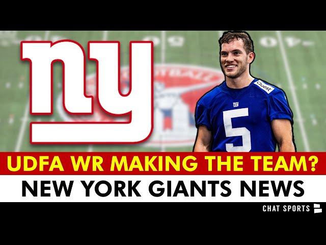 THIS Giants UDFA Receiver BALLED OUT At Minicamp | New York Giants News