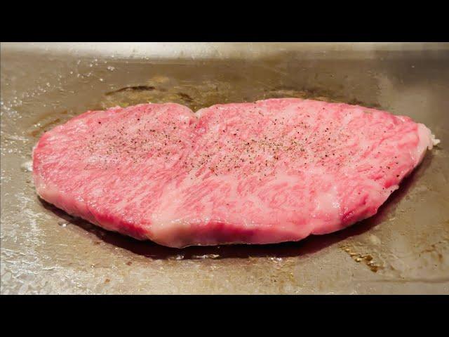 Kobe Beef Teppanyaki rated no.1 on Tripadvisor - WAGYU steak restaurant in Shibuya Tokyo Japan