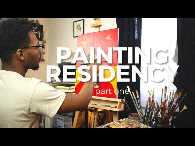 Painting Residency: Sketching and Underpainting