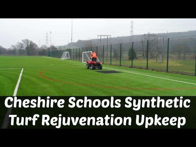 Cheshire Schools Synthetic Turf Rejuvenation Upkeep