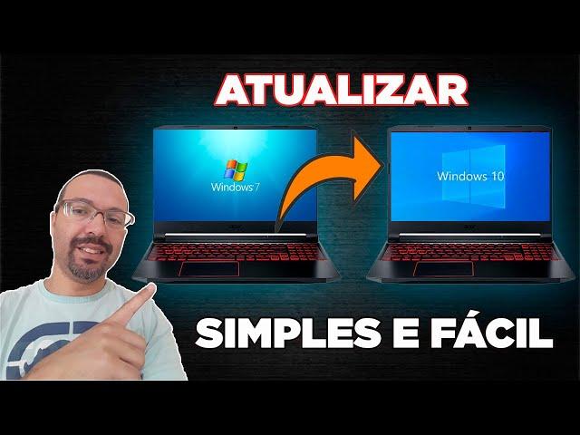 COMO ATUALIZAR DO WINDOWS 7 PRO WINDOWS 10 DE GRAÇA -  ATUALIZADO 2023!!!