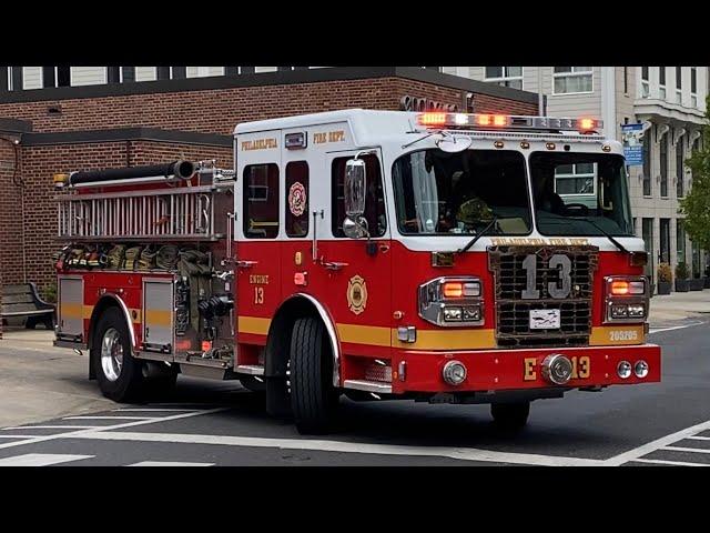 ⁴ᴷ Philadelphia Fire Department Engine 13 Responding