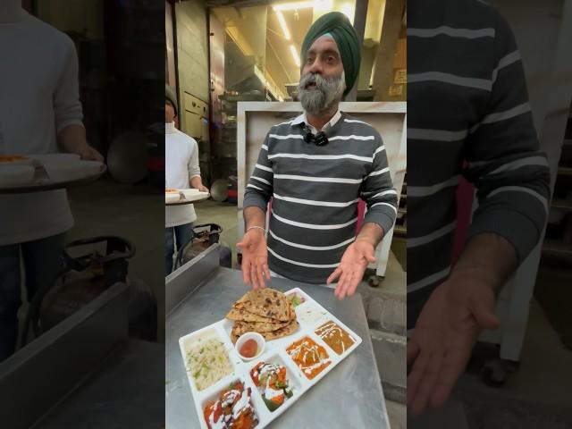 Sardar ji की special थाली #foodwithbackbenchers #shorts_ #foodie #sardarji