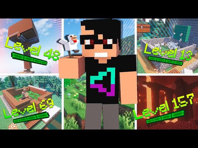 Sobrevivi 100 dias mas  XP AUMENTA A BARREIRA no Minecraft - O FILME