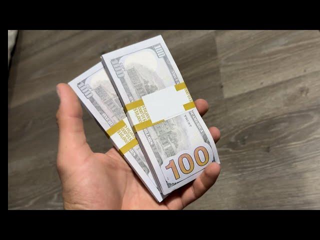 $20k Amazon Prop Money Review | Fake Money Unboxing