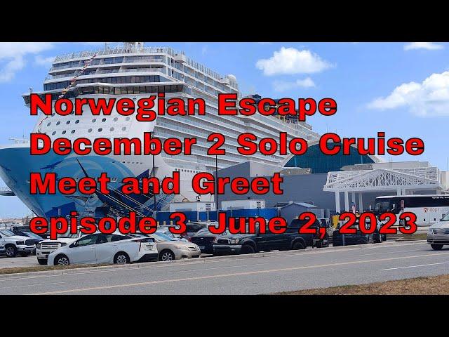 Norwegian Escape December 2 Solo Cruise Meet and Greet, episode 3