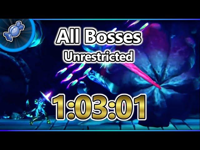 [World Record] 1:03:01 - All Bosses Unrestricted - Metroid Dread