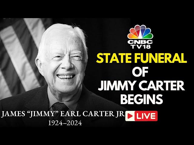 USA LIVE: Former US President Jimmy Carter's State Funeral Begins in Atlanta, Georgia | Plains |N18G