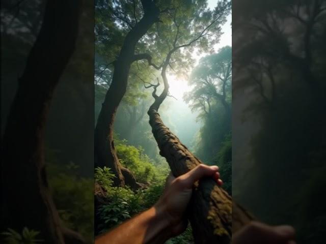 POV: You find the last surviving dinosaur in a hidden valley untouched by time. #history #pov #ai