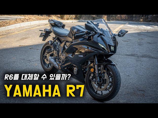 R6의 뒤를 잇는 야마하 R7 시승 후기 | 4기통 미들급 바이크 | 모토로그 | YAMAHA R7 | [4K]