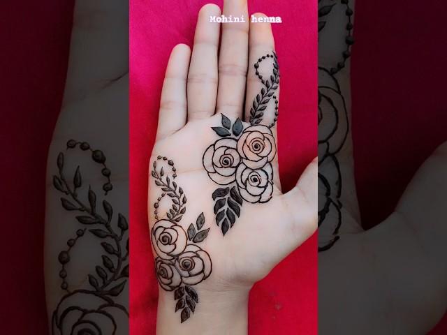 mehndi design! #mehndi #stylish mehndi #simple mehndi #shorts #ytshorts #mohini henna #viral shorts