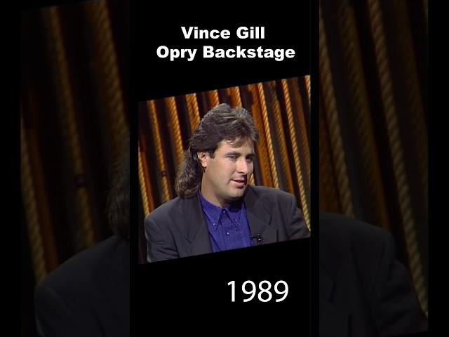 Vince Gill - 1989 Interview with Keith Bilbrey on Backstage Live