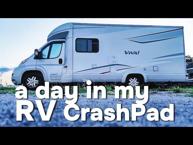 A Day in My Class B+ Motorhome Crash Pad (Flight Attendant Vlog)