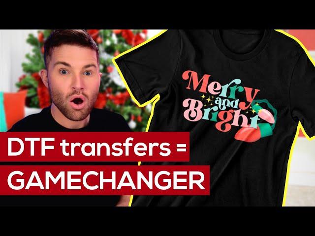 How to Use a Direct To Film Transfer (DTF Transfers) | Craftmas Day 5