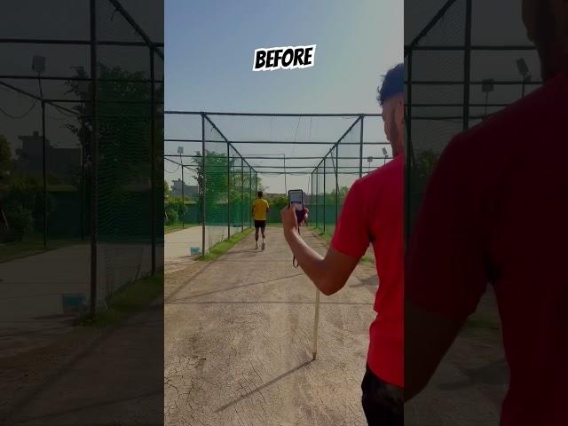 Fast Bowling Improvement ( Speed Test )  #shorts #pathak100mph