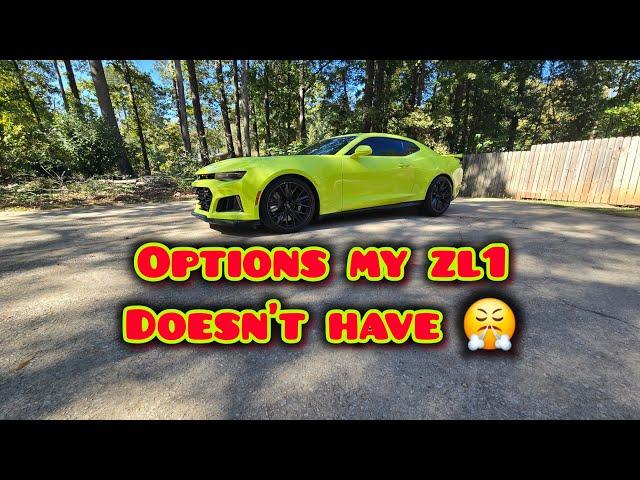 2020 zl1 should come standard with these options. Should it?