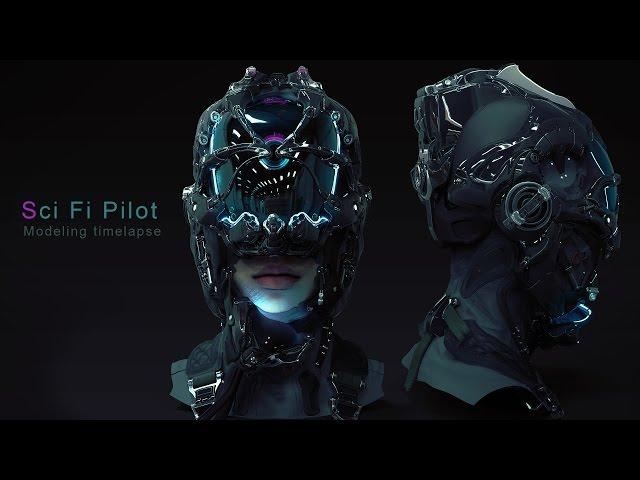 SciFi Pilot. Modeling timelapse