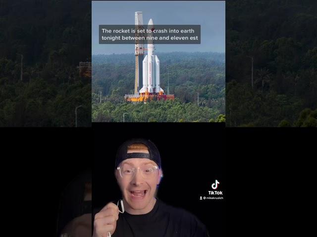 Rocket Crashing To Earth 