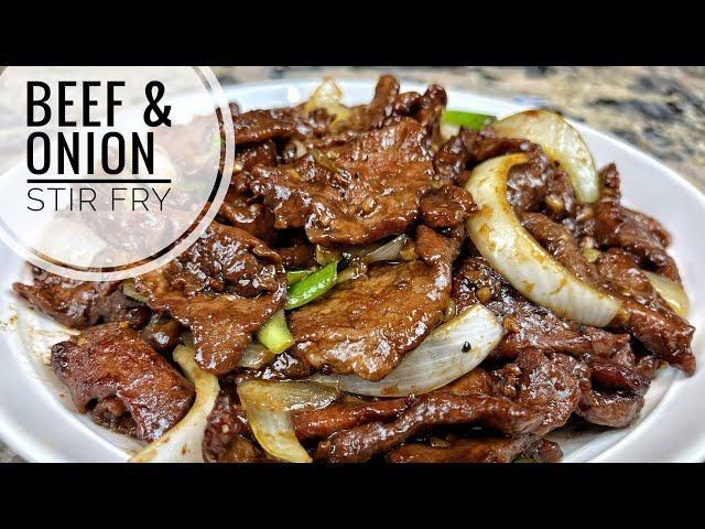 Beef And Onion Stir Fry ｜Tender And Juicy Beef