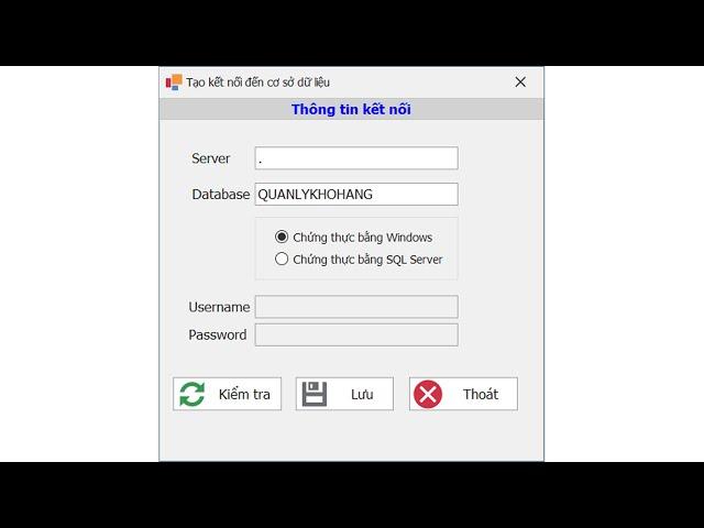 Kết nối cơ sở dữ liệu SQL Server | KhoaiCodeTV