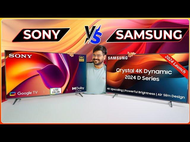 Sony vs Samsung  Sony BRAVIA 2 Vs Samsung Crystal 4K Dynamic | Premium 43" 4K Smart TV Comparison!