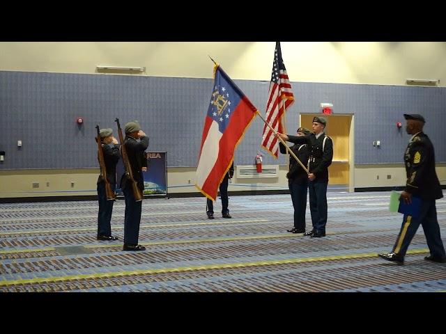 Ringgold Tiger Guard Army Nationals 2023 Color Guard