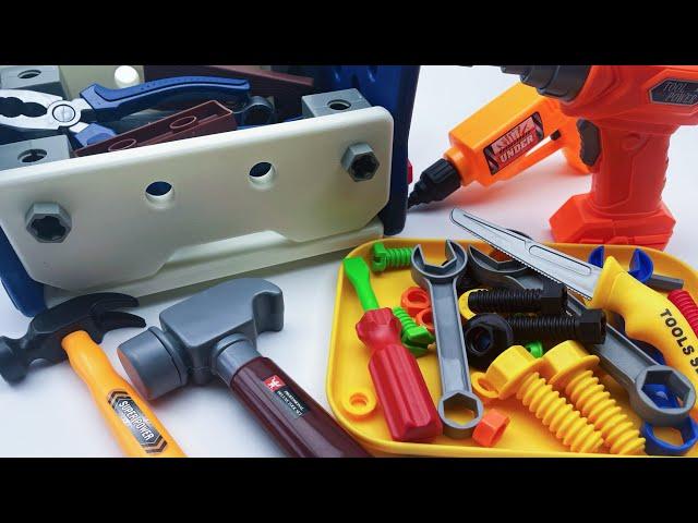 8 min to open the box, satisfied with the electric screwdriver, screw assembly toolbox | Toy Review